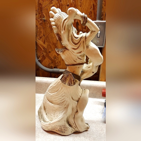 Large Asian Dancer Figurine-Universal Statuary Corp. Chicago, 1958-Thai/Bali - Picture 3 of 4